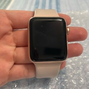 Apple Series 3 Rose gold watch